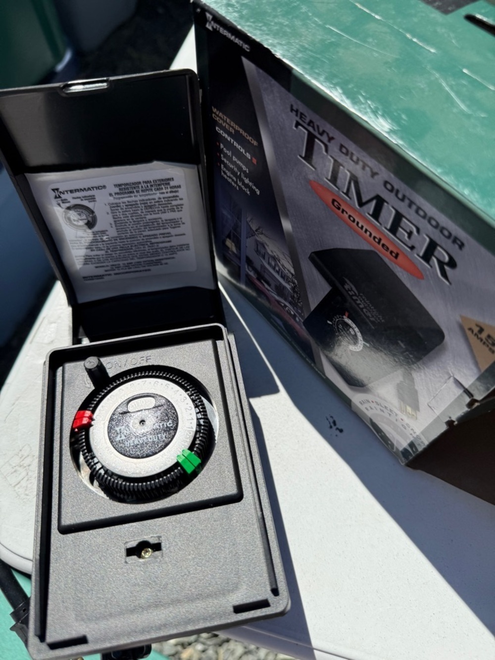 Heavy Duty Outdoor Timer - Black